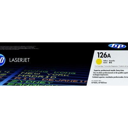 HP 126A - Amarillo - original - LaserJet - cartucho de tóner (CE312A) - para Color LaserJet Pro CP1025; LaserJet Pro MFP M175; TopShot LaserJet Pro M275