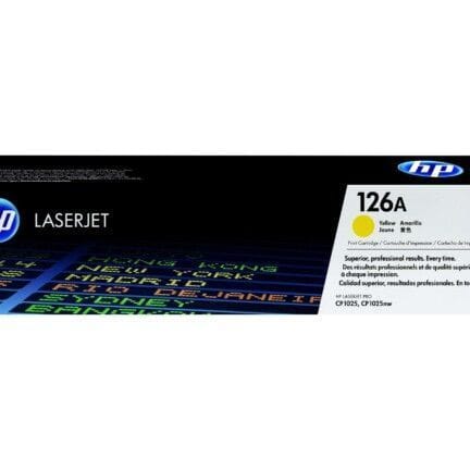 HP 126A - Amarillo - original - LaserJet - cartucho de tóner (CE312A) - para Color LaserJet Pro CP1025; LaserJet Pro MFP M175; TopShot LaserJet Pro M275