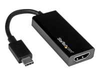 StarTech.com USB C to HDMI Adapter - USB 3.1 Type C Converter - 4K 30Hz UHD - Adaptador de vídeo - 24 pin USB-C macho a HDMI hembra - 14.7 cm - negro - admite 4K30Hz (3840 x 2160) - para P/N: BNDTB10GI, BNDTB210GSFP, BNDTB410GSFP, BNDTB4M2E1, BNDTBUSB3142, TB3DK2DPM2