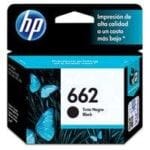 HP 662 - Negro - original - Ink Advantage - cartucho de tinta - para Deskjet 1516, Ink Advantage 15XX, Ink Advantage 26XX, Ink Advantage 46XX