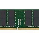 Kingston - DDR4 - módulo - 32 GB - SO-DIMM de 260 contactos - 3200 MHz / PC4-25600 - CL22 - 1.2 V - sin búfer - no ECC