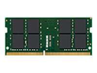 Kingston - DDR4 - módulo - 32 GB - SO-DIMM de 260 contactos - 3200 MHz / PC4-25600 - CL22 - 1.2 V - sin búfer - no ECC