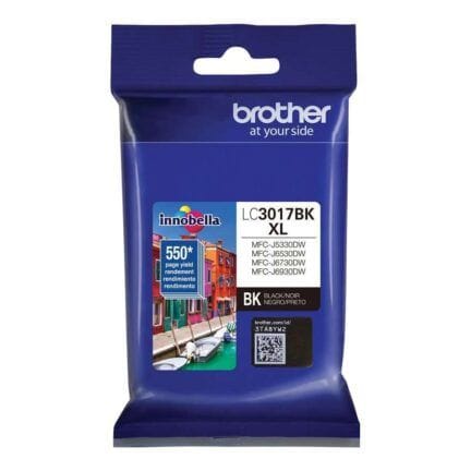 Brother LC3017BK XL - Alto rendimiento - negro - original - cartucho de tinta - para Brother MFC-J5330DW, MFC-J6530DW; Business Smart Pro MFC-J6930DW