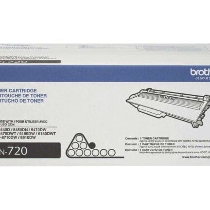 Brother TN720 - Negro - original - cartucho de tóner - para Brother DCP-8110, 8150, 8155, HL-5440, 5450, 5470, 6180, MFC-8510, 8710, 8910, 8950