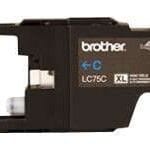 Brother LC75C - Alto rendimiento - cián - original - cartucho de tinta - para Brother MFC-J280, J425, J430, J435, J5910, J625, J6510, J6710, J6910, J825, J835