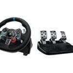 Logitech G29 Driving Force - Juego de volante y pedales - cableado - para PC, Sony PlayStation 3, Sony PlayStation 4