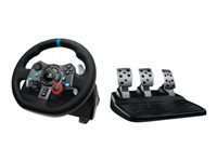 Logitech G29 Driving Force - Juego de volante y pedales - cableado - para PC, Sony PlayStation 3, Sony PlayStation 4