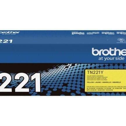 Brother TN221Y - Amarillo - original - cartucho de tóner - para Brother HL-3140, HL-3170, HL-3180, MFC-9130, MFC-9330, MFC-9340