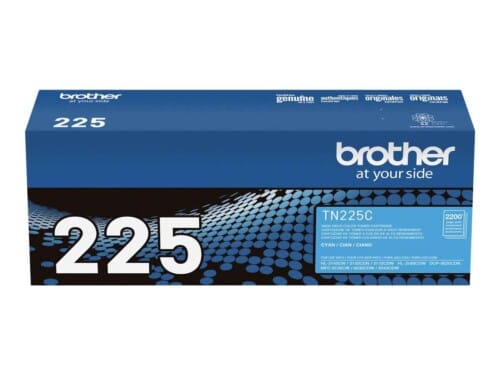 Brother TN225C - Alto rendimiento - cián - original - cartucho de tóner - para Brother HL-3140, HL-3170, HL-3180, MFC-9130, MFC-9330, MFC-9340