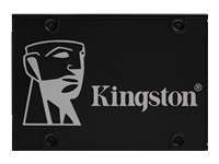 Kingston KC600 - SSD - cifrado - 256 GB - interno - 2.5" - SATA 6Gb/s - AES de 256 bits - Self-Encrypting Drive (SED), TCG Opal Encryption