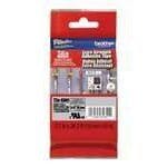 Brother TZe-S941 - Adhesivo extrarresistente - negro sobre plateado mate - rollo (1,8 cm x 8 m) 1 cinta(s) tipo laminado - para Brother PT-D600; P-Touch PT-1880, D450, D800, E550, E800, P900, P950; P-Touch EDGE PT-P750