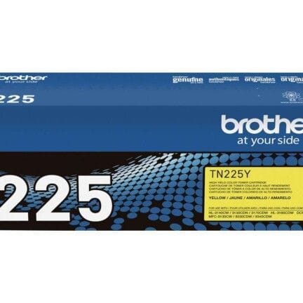 Brother TN225Y - Alto rendimiento - amarillo - original - cartucho de tóner - para Brother HL-3140, HL-3170, HL-3180, MFC-9130, MFC-9330, MFC-9340