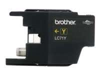 Brother LC71Y - Amarillo - original - cartucho de tinta - para Brother MFC-J280, J425, J430, J435, J625, J825, J835; MyMio MFC-J825