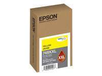 Epson 748XXL - XL - amarillo - original - cartucho de tinta - para WorkForce Pro WF-6090, WF-6590, WF-8090, WF-8090 D3TWC, WF-8590, WF-8590 D3TWFC