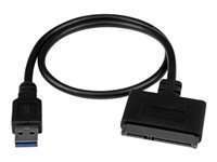StarTech.com Cable adaptador USB 3.1 (10 Gbps) a SATA para unidades de disco - Controlador de almacenamiento - 2.5" - SATA 6Gb/s - USB 3.1 (Gen 2) - negro