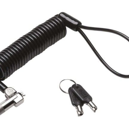 Kensington NanoSaver Portable Keyed Laptop Lock - Bloqueo de cable de seguridad - negro - 2.3 m