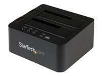 StarTech.com Standalone Hard Drive Duplicator, Dual Bay HDDSSD ClonerCopier, USB 3.1 (10 Gbps) to SATA III (6Gbps) HDDSSD Docking Station, Hard Disk Duplicator Dock - Hard Drive Cloner - Duplicador de disco duro - 2 compartimentos (SATA-300) - para P/N: TBLT3MM1MA, TBLT3MM2M, TBLT3MM2MA