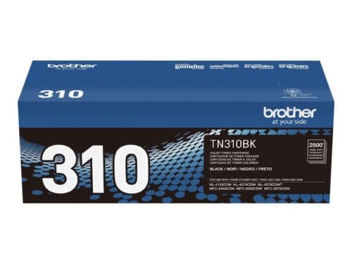Brother TN310BK - Negro - original - cartucho de tóner - para Brother HL-4150CDN, HL-4570CDW, HL-4570CDWT, MFC-9460CDN, MFC-9560CDW, MFC-9970CDW