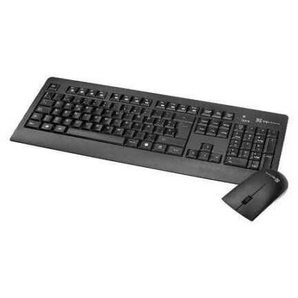 Klip Xtreme KCK-265S - Juego de teclado y ratón - inalámbrico - 2.4 GHz - impermeable