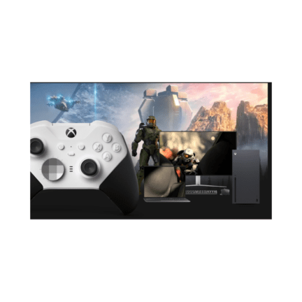 Microsoft Xbox Elite Wireless Controller Series 2 - Core - Mando de videojuegos - inalámbrico - Bluetooth - azul - para PC, Microsoft Xbox One, Android, iOS, Microsoft Xbox Series S, Microsoft Xbox Series X
