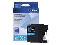 Brother LC103C - Alto rendimiento - cián - original - cartucho de tinta - para Brother DCP-J152, MFC-J245, J285, J450, J470, J475, J650, J6520, J6720, J6920, J870, J875
