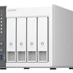 QNAP TS-433 - Servidor NAS - 4 compartimentos - SATA 6Gb/s - RAID RAID 0, 1, 5, 6, 10, 50, JBOD, 60 - RAM 4 GB - Gigabit Ethernet / 2.5 Gigabit Ethernet - iSCSI soporta
