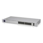 Ubiquiti UniFi Switch USW-24 - Conmutador - Gestionado - 24 x 10/100/1000 + 2 x Gigabit SFP - sobremesa, montaje en rack