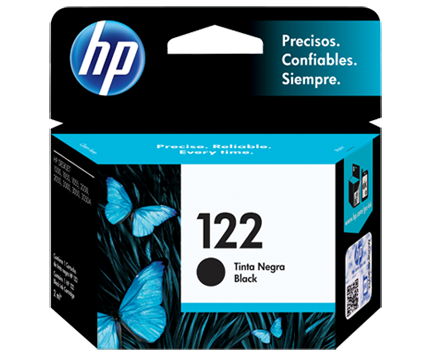 HP 122 - Negro - original - cartucho de tinta - para Deskjet 1010, 10XX J410, 1512, 2050 J510, 2050A J510, 2054A J510, 25XX, Envy 4502